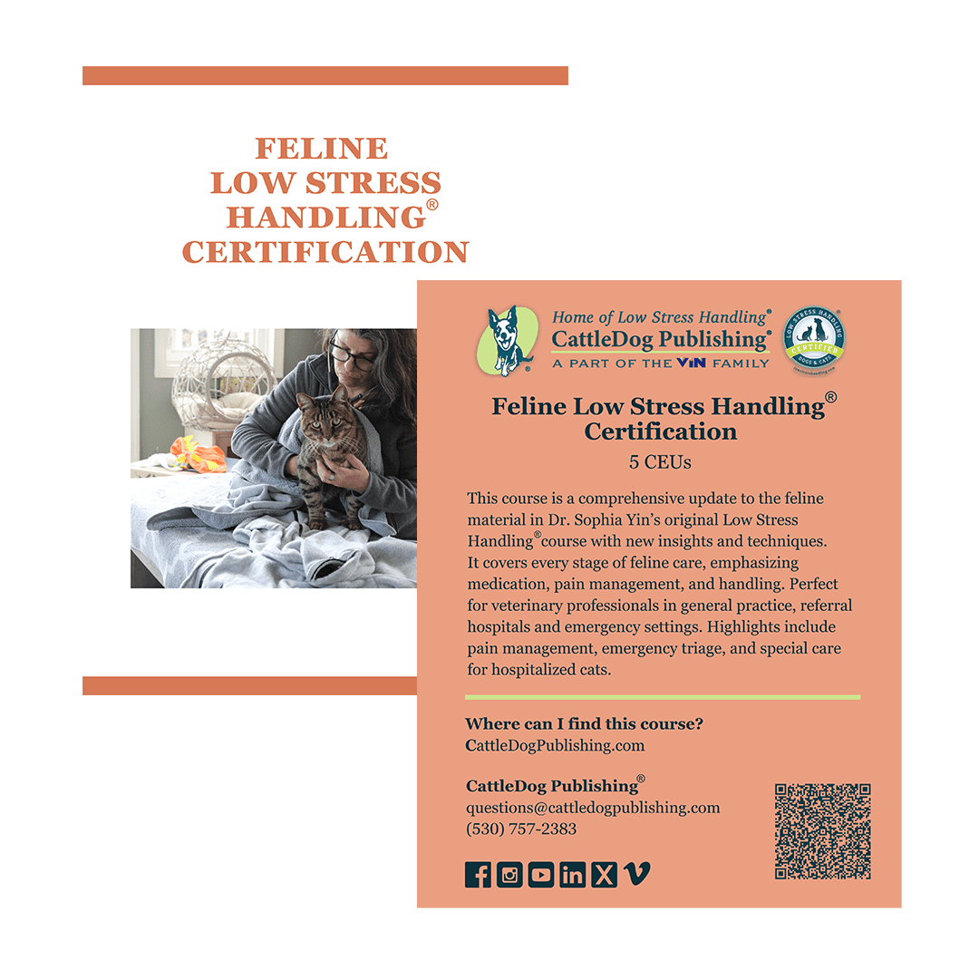 Product Card: Feline Low Stress Handling® Certification Course