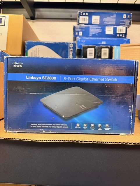 Linksys SE2800 8 port Gigabit Ethernet Switch