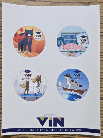 Student Champion Stickers